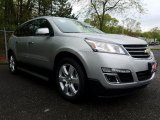 2017 Silver Ice Metallic Chevrolet Traverse LT AWD #120306547