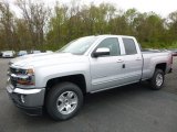 2017 Silver Ice Metallic Chevrolet Silverado 1500 LT Double Cab 4x4 #120324500