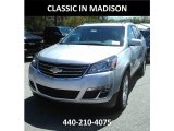 2017 Silver Ice Metallic Chevrolet Traverse LT AWD #120324631