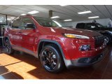 2017 Deep Cherry Red Crystal Pearl Jeep Cherokee Sport #120324549