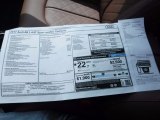 2017 Audi A8 L 4.0T quattro Window Sticker
