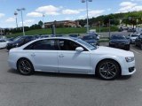2017 Audi A8 Glacier White Metallic