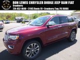 2017 Velvet Red Pearl Jeep Grand Cherokee Overland 4x4 #120324420