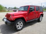 2010 Flame Red Jeep Wrangler Unlimited Sahara 4x4 #120350682