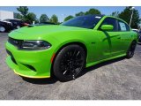 Green Go Dodge Charger in 2017