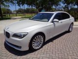 2009 Mineral White Metallic BMW 7 Series 750Li Sedan #120377499