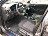 2017 Hyundai Ioniq Hybrid Blue Charcoal Black Interior