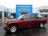 2009 Deep Ruby Red Metallic Chevrolet Colorado LT Extended Cab #120399319
