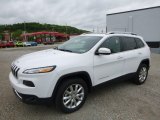 2017 Bright White Jeep Cherokee Limited 4x4 #120423007