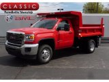 2017 Cardinal Red GMC Sierra 3500HD Regular Cab 4x4 Dump Truck #120423059