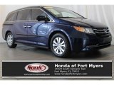 2015 Obsidian Blue Pearl Honda Odyssey EX-L #120450892