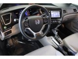 2014 Honda Civic EX Sedan Gray Interior