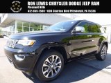 2017 Diamond Black Crystal Pearl Jeep Grand Cherokee Overland 4x4 #120469942