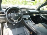 2017 Lexus RC 350 F Sport AWD Black Interior