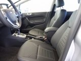 2017 Ford Fiesta Titanium Hatchback Charcoal Black Interior