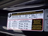 2018 Audi SQ5 3.0 TFSI Premium Plus Info Tag