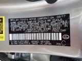 2017 ES Color Code for Atomic Silver - Color Code: 1J7