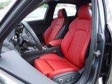 2018 Audi S4 Premium Plus quattro Sedan Magma Red Interior