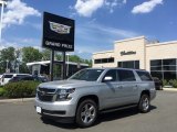 Silver Ice Metallic Chevrolet Suburban in 2017