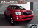 2008 Radiant Red Toyota Tacoma V6 PreRunner Access Cab #12051795