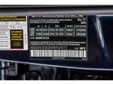 2017 GLE Color Code for Lunar Blue Metallic - Color Code: 890