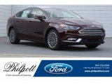 2017 Burgundy Velvet Ford Fusion SE AWD #120603148