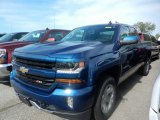 2017 Deep Ocean Blue Metallic Chevrolet Silverado 1500 LT Double Cab 4x4 #120609287