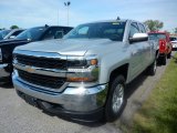 2017 Silver Ice Metallic Chevrolet Silverado 1500 LT Double Cab 4x4 #120622828