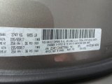 2017 Pacifica Color Code for Molten Silver - Color Code: PTE