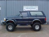 Medium Royale Blue Pearl Ford Bronco in 1995