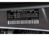 2018 CLA Color Code for Mountain Grey Metallic - Color Code: 787