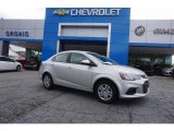 2017 Silver Ice Metallic Chevrolet Sonic LS Sedan #120660214