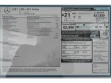 2017 Mercedes-Benz E 43 AMG 4Matic Sedan Window Sticker