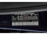 2018 CLA Color Code for Lunar Blue Metallic - Color Code: 890