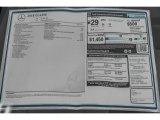 2018 Mercedes-Benz CLA 250 Coupe Window Sticker