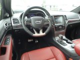 2017 Jeep Grand Cherokee SRT 4x4 Black/Dark Ruby Red Interior