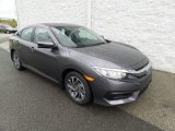 2017 Modern Steel Metallic Honda Civic EX Sedan #120680173