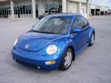 2001 Techno Blue Pearl Volkswagen New Beetle GLS TDI Coupe #1202195