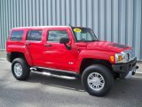 2008 Victory Red Hummer H3  #12039978