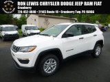 2017 Bright White Jeep Compass Sport 4x4 #120708815