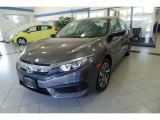 2017 Modern Steel Metallic Honda Civic EX Sedan #120730656