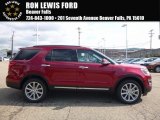 2017 Ruby Red Ford Explorer Limited 4WD #120738582