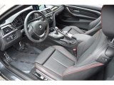 2017 BMW 4 Series 430i xDrive Coupe Black Interior