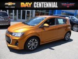 2017 Orange Burst Metallic Chevrolet Sonic LT Hatchback #120749295