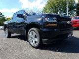 2017 Black Chevrolet Silverado 1500 Custom Double Cab 4x4 #120773834