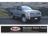 2017 Silver Sky Metallic Toyota Tundra SR5 Double Cab 4x4 #120773826