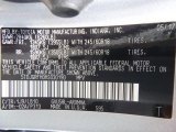2017 Highlander Color Code for Celestial Silver Metallic - Color Code: 1J9