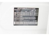 2018 GLA Color Code for Cirrus White - Color Code: 650