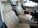 2018 BMW 7 Series 740e iPerformance xDrive Sedan Zagora Beige Interior