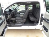 2017 Ford F150 XL SuperCab Black Interior
